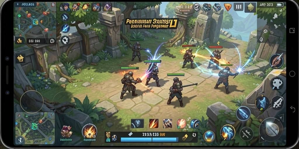 Screenshot utama API33 menampilkan momen penuh aksi dengan gameplay strategis yang mendebarkan.