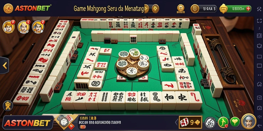 Tampilan gameplay menarik dari ASTONBET dengan elemen Mahjong.