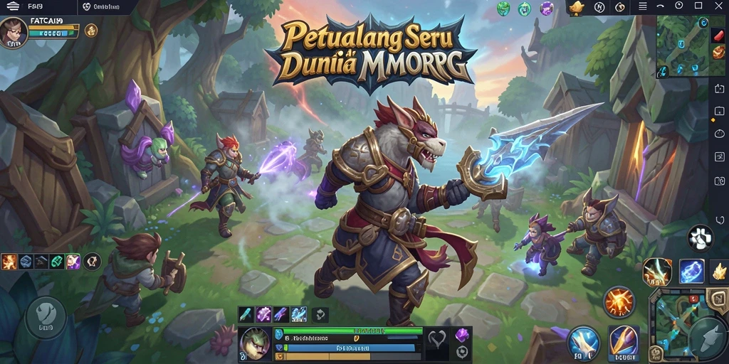 Tampilan gameplay seru di dunia fantasi FATCAI99.