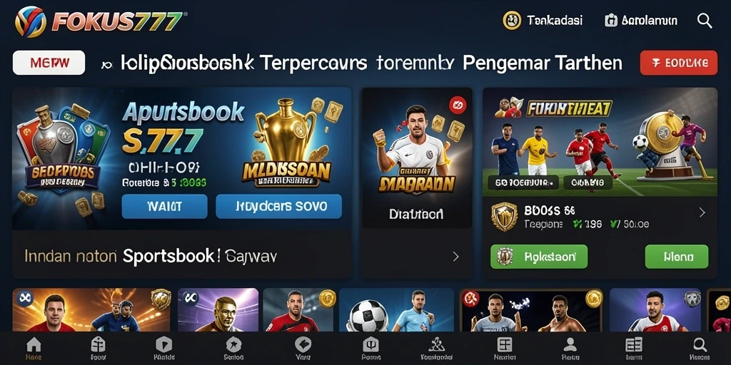 Screenshot FOKUS777 menunjukkan antarmuka taruhan yang menarik dan interaktif.