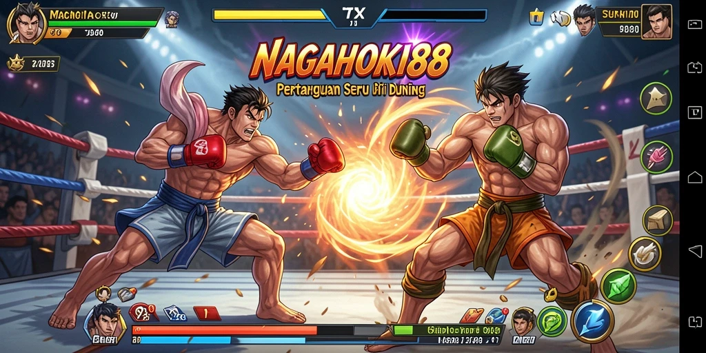 Gameplay mencengangkan dalam pertarungan NAGAHOKI88 yang seru.