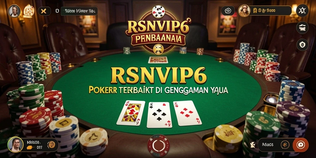 Tampilan gameplay RSNVIP6 yang seru dan menarik saat bermain Poker.