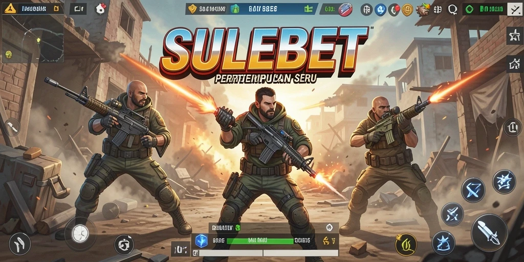 Gameplay intens di SULEBET dengan aksi pertempuran yang seru.