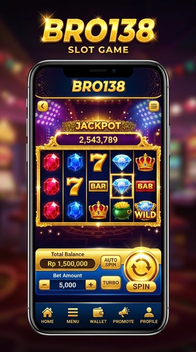 Screenshot antarmuka pengguna bro138 yang ramah.